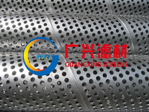 perforated stainless steel casing tube for water well
